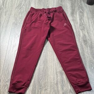 Adidas Maroon Sweatpants Women’s Small